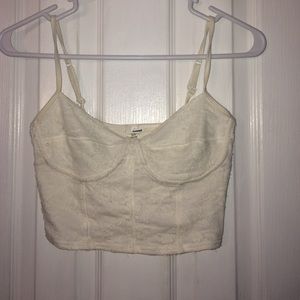 White lace brallette