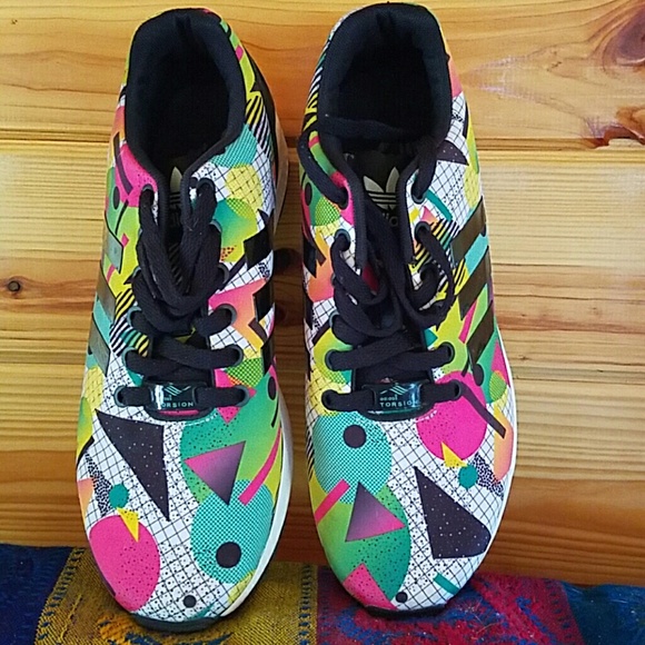 adidas Shoes Adidas Torsion Multi Colored Tennis Shoe
