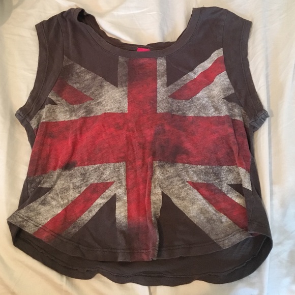 British Flag Crop Top