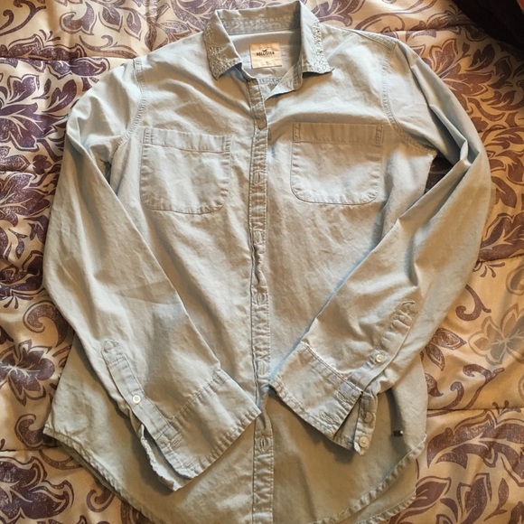 Hollister denim shirt