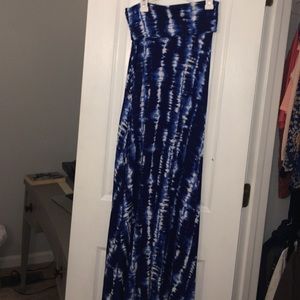 Multi colored maxi skirt