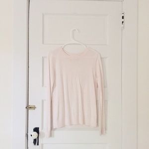 soft pink sweater