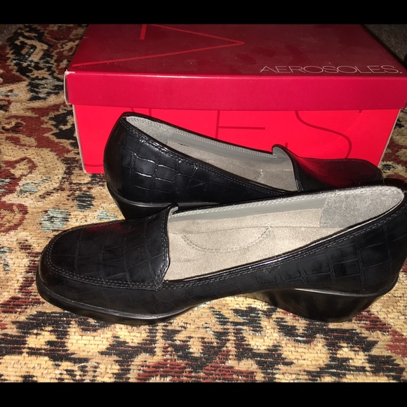 Leather and Suede Loafers by Aerosoles NIB.