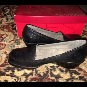 Leather and Suede Loafers by Aerosoles NIB.