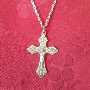 Silver Crucifix Necklace