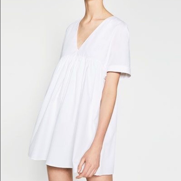⚫️SOLD⚫️BLUE Zara Poplin Romper.
