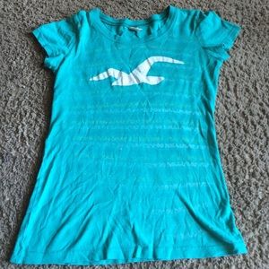 Teal hollister Cali. Tee!
