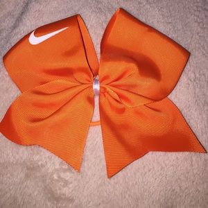 orange Nike bow