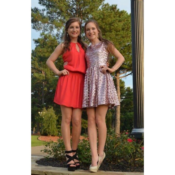Pink Sparkly Event dress
