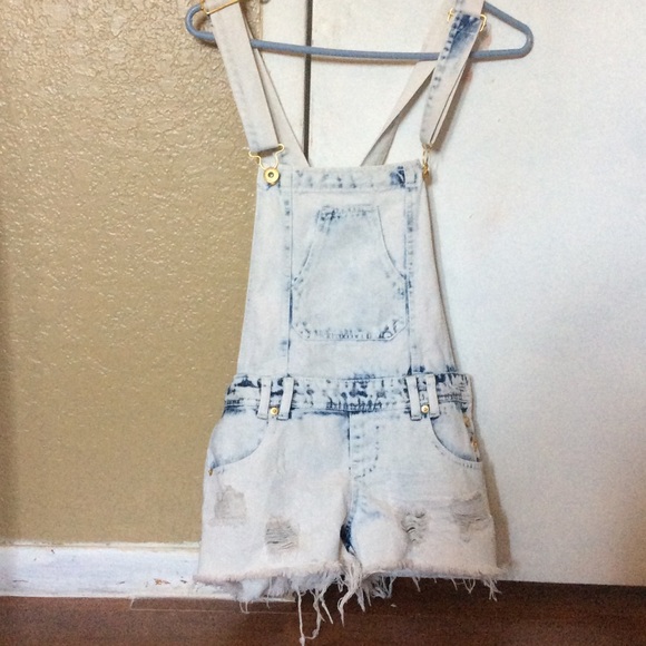Distressed overall