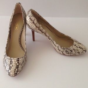 Coach Exotic Leather Heels