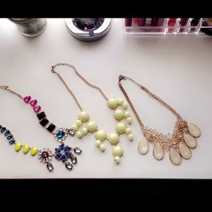 3 statement necklaces