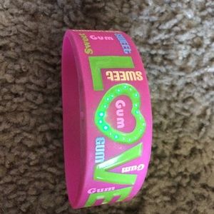 Cute LIGHTUP✨ rubber bracelet