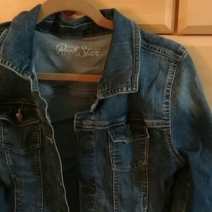 jean jacket - old navy rockstar fit