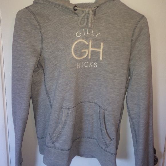 Gray Gilly Hicks Hoodie!! small, perfect condition - Picture 1 of 4