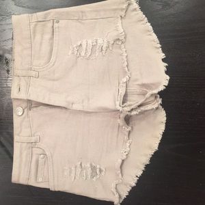 Beige shorts