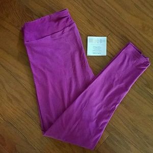 Lularoe  TC purple leggings
