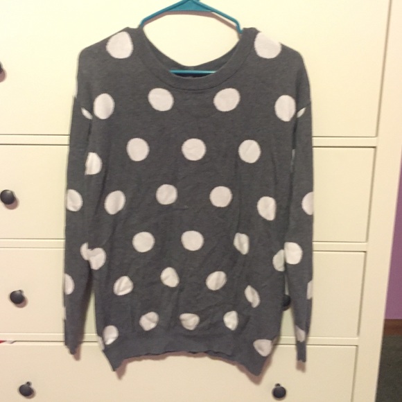 Polka dot sweater