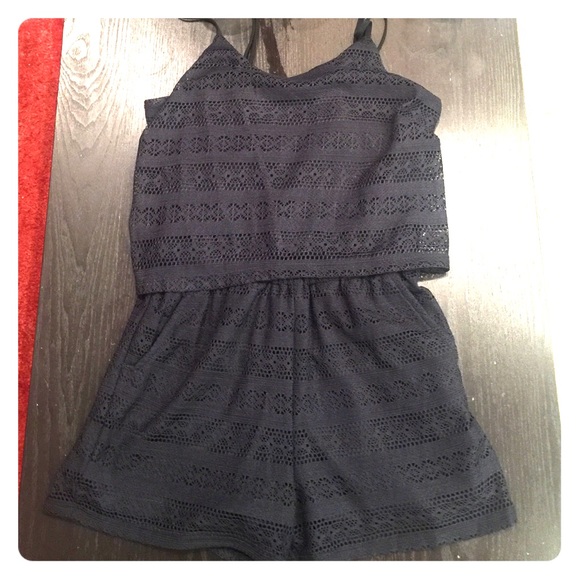 Navy blue Romper