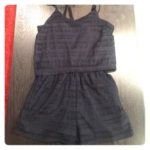 Navy blue Romper