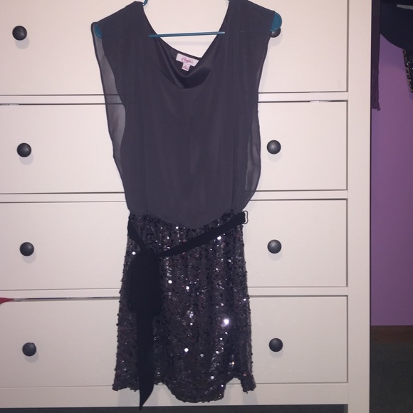 Gray party dress