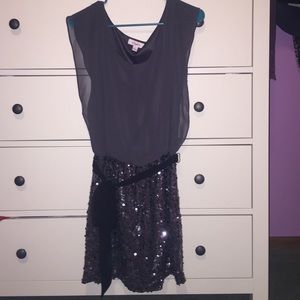 Gray party dress