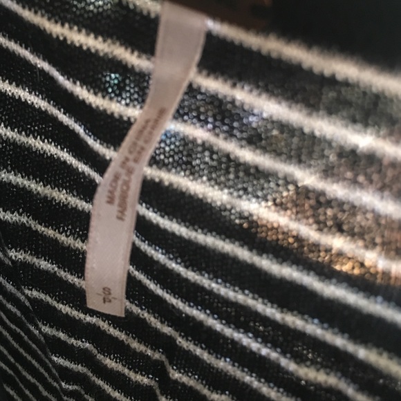 Striped free people sweater with lace sides - Picture 3 of 3