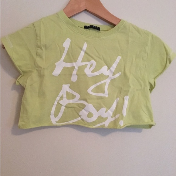 Sisley Green Crop Top