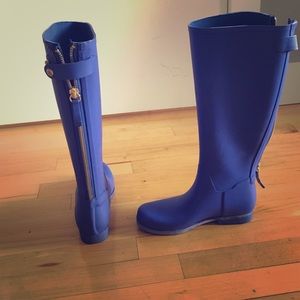 Jessica Simpson rain boots blue purple periwinkle