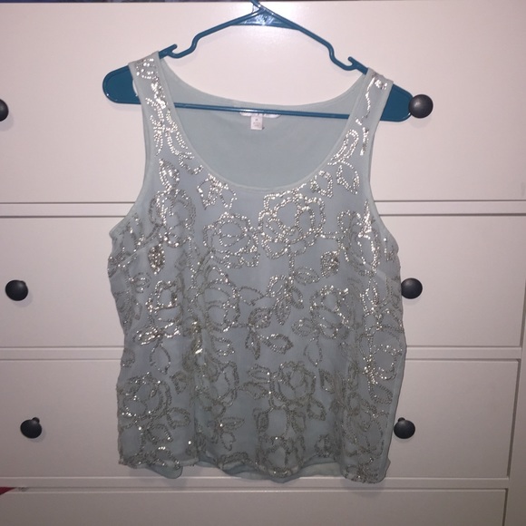 Mint green tank