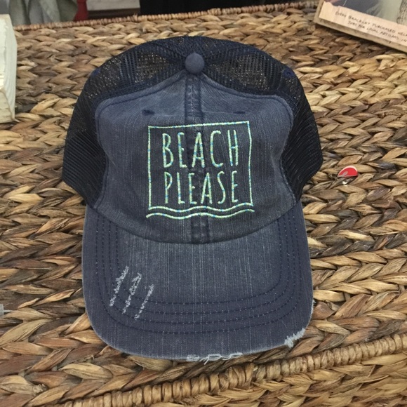 LAST2// BEACH PLEASE" TRUCKER HAT - Picture 3 of 4