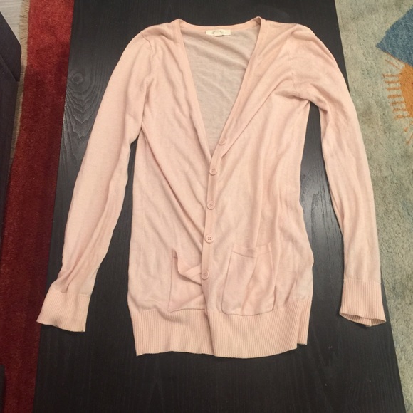 Light pink forever 21 cardigan