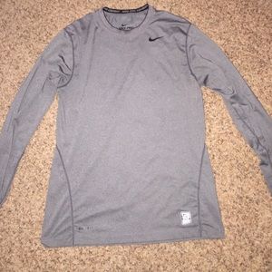 Nike Pro Combat Long Sleeve Dri Fit Tee
