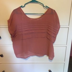 Soft peach blouse