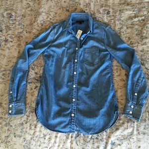 00 J Crew Chambray Shirt Last season