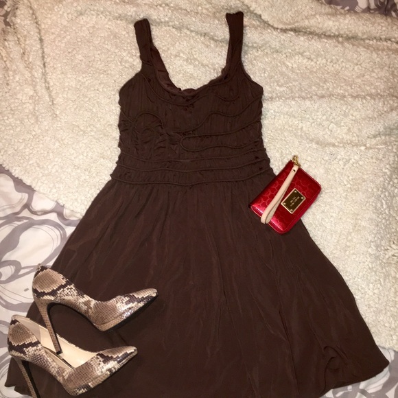 BCBG Max Azria Chocolate Swing Dress 💃🏻