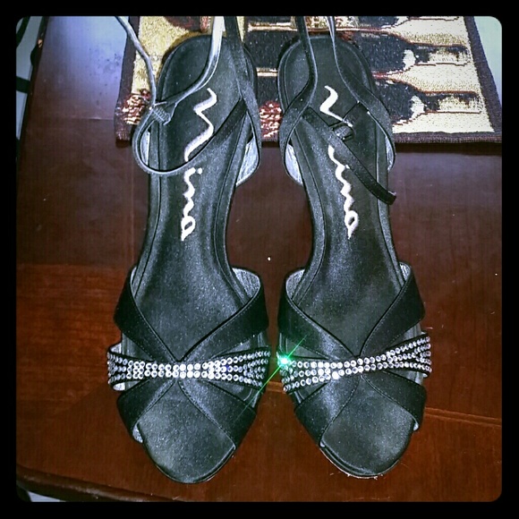 Black high heels