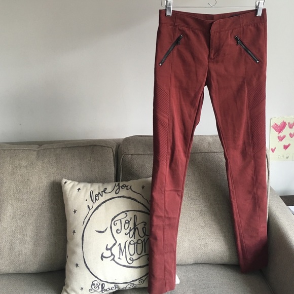 Maroon Club Monaco Pants