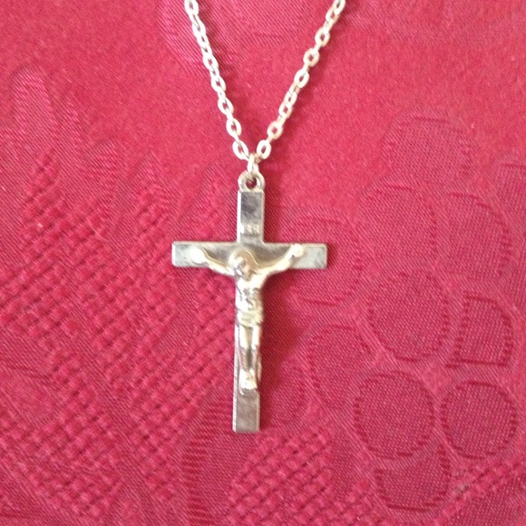 Silver Crucifix Necklace
