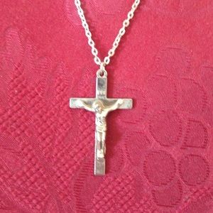 Silver Crucifix Necklace