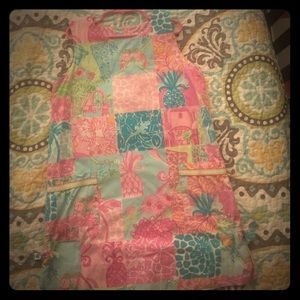 Girls Lilly Pulitzer Patchwork Print Shift Dress