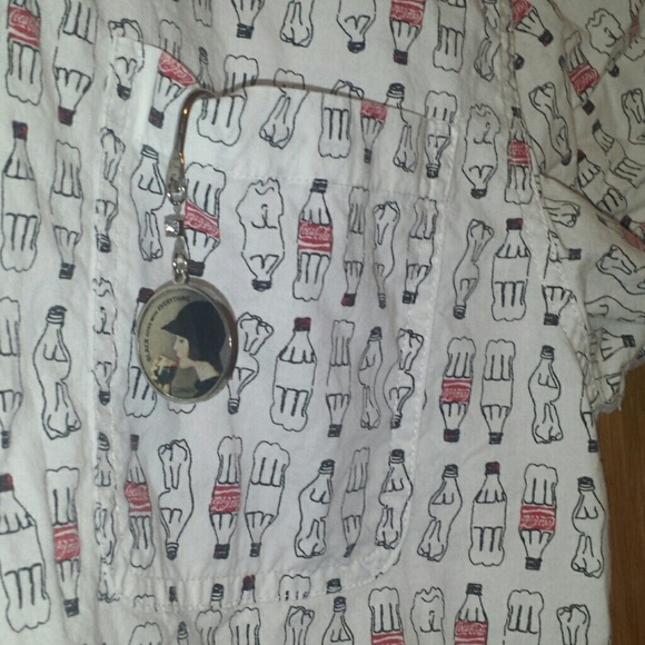 Pocketed Coca-Cola Button Down