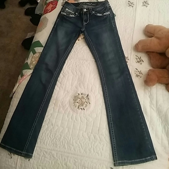 LA idol Low rise boot cut jeans