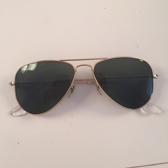 NWOT Gold Aviator Ray-Bans