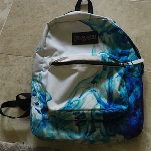 🚫SOLD🚫Jansport blue water color backpack.