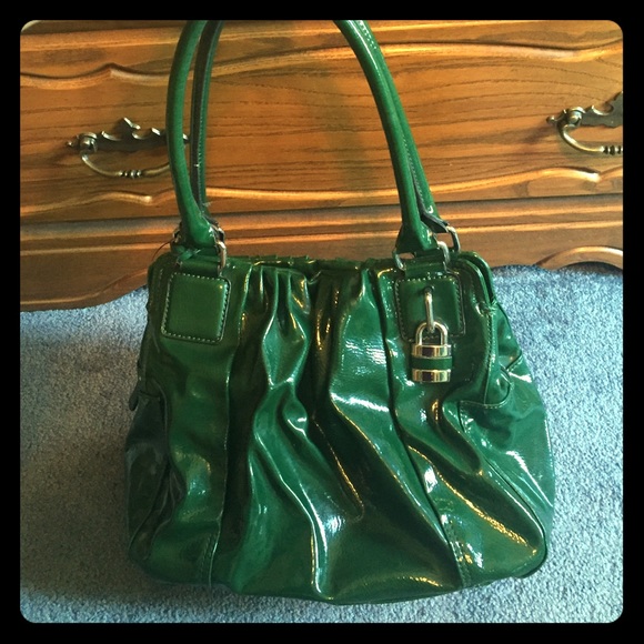 Emerald green purse