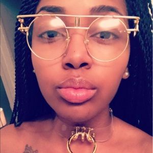 Glasses n choker for sale