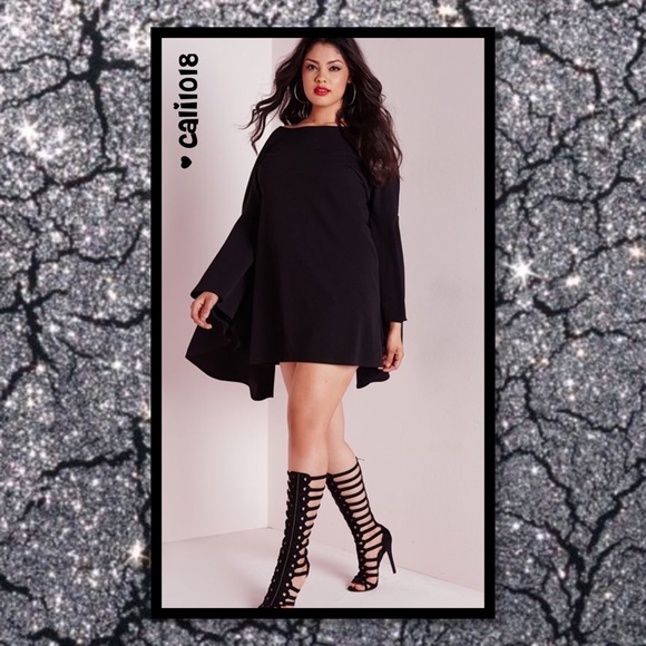 ➕2 LEFT 5⭐️RATED🎉HP 🆕Plus Boho Long Bell Sleeve - Picture 3 of 4