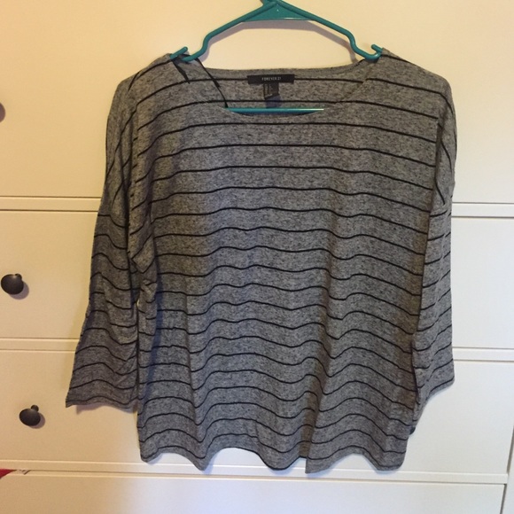 3/4 striped tee