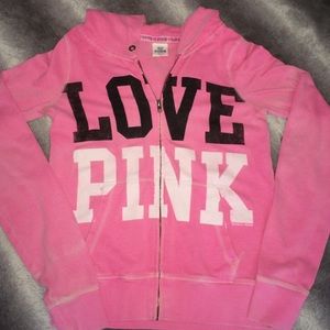 Pink VS hoodie